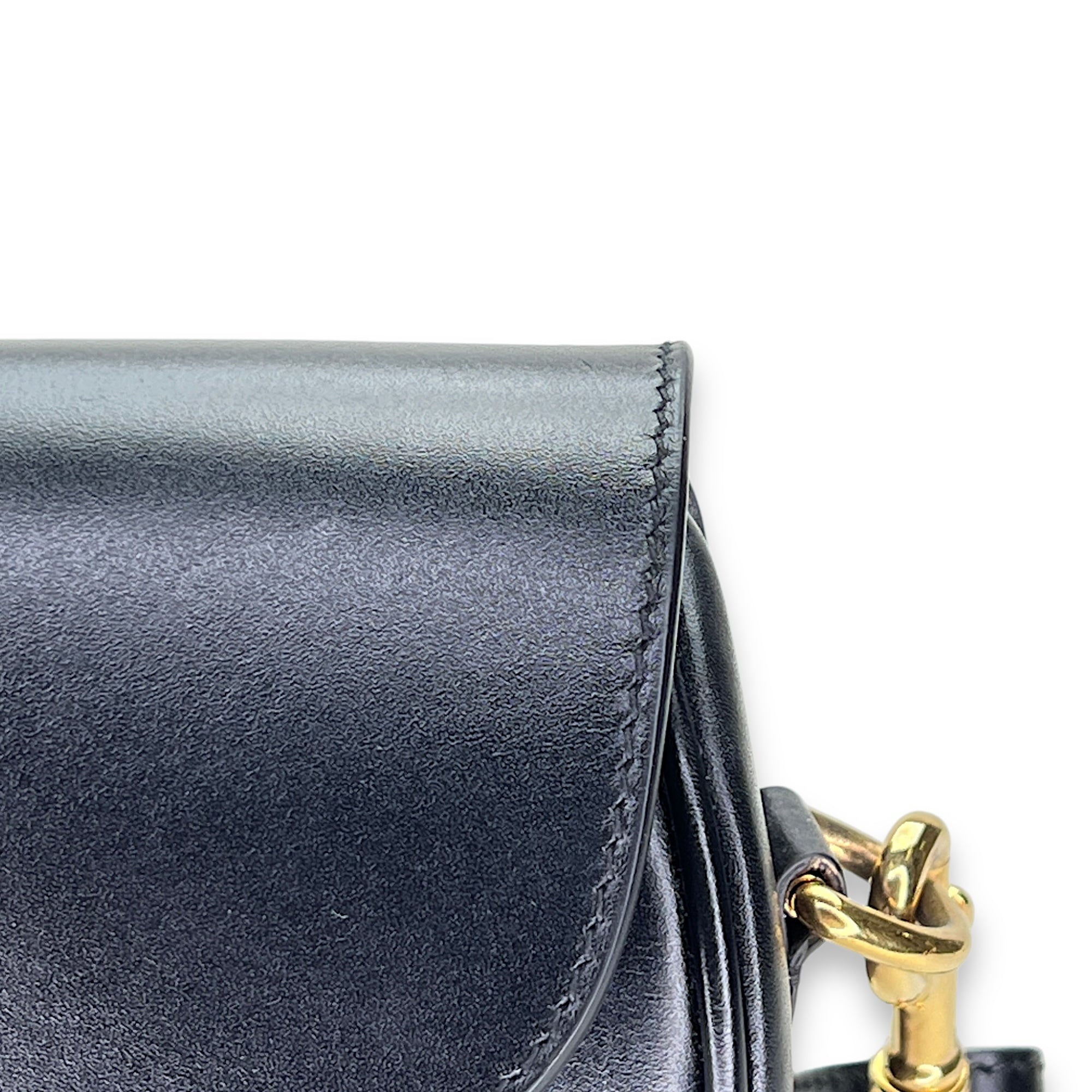 Bobby East West Crossbody bag in Calfskin, Gold Hardware - Image 9