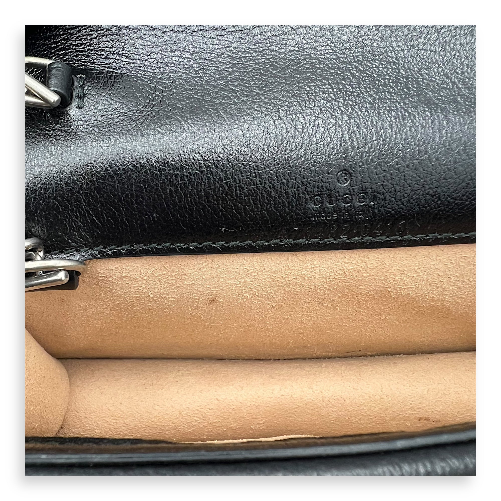 Dionysus Super Mini Red Crossbody Bag in Tweed, Ruthenium hardware - Image 8