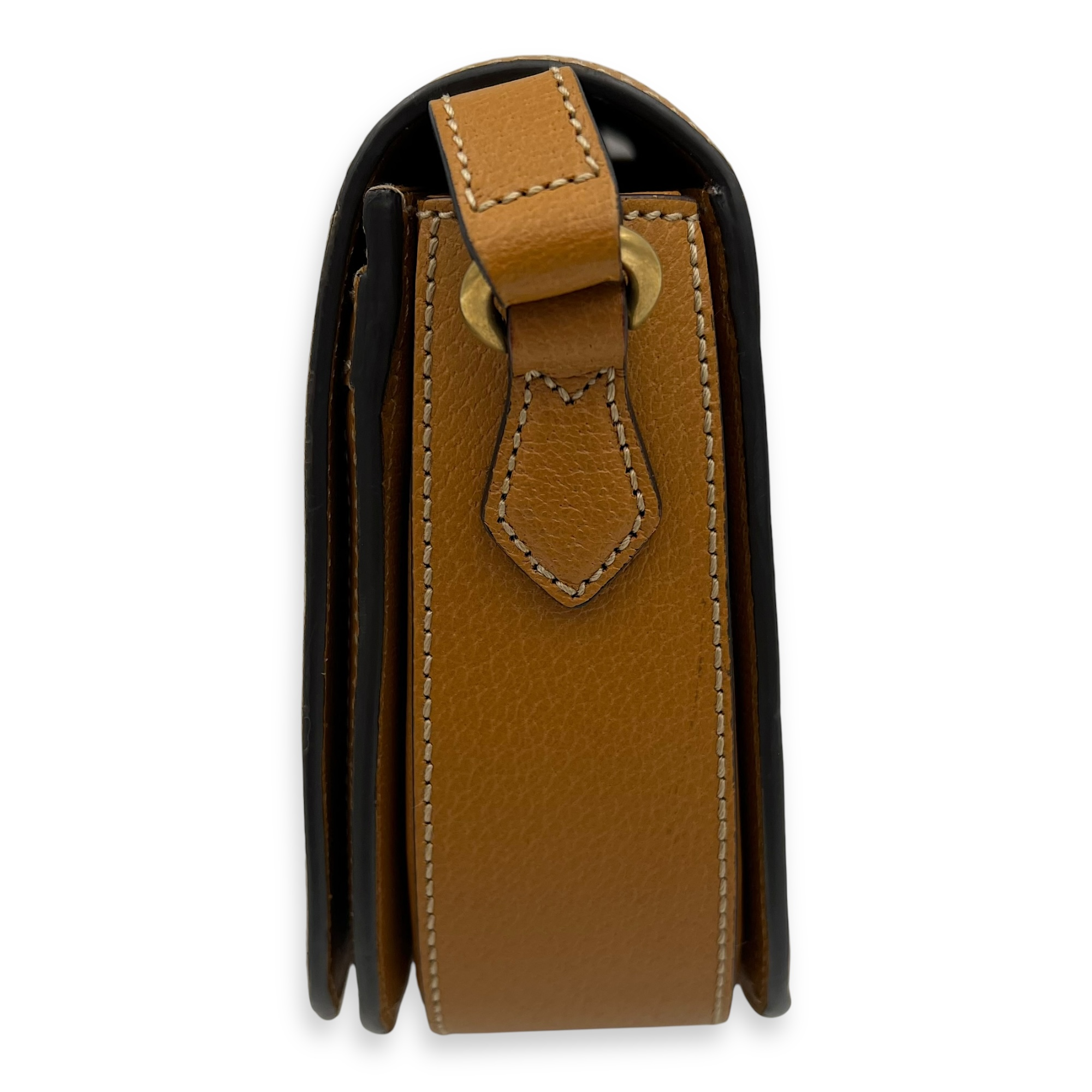 Disney Crossbody Bag Yellow in Coated Canvas, Gold hardware - Image 5