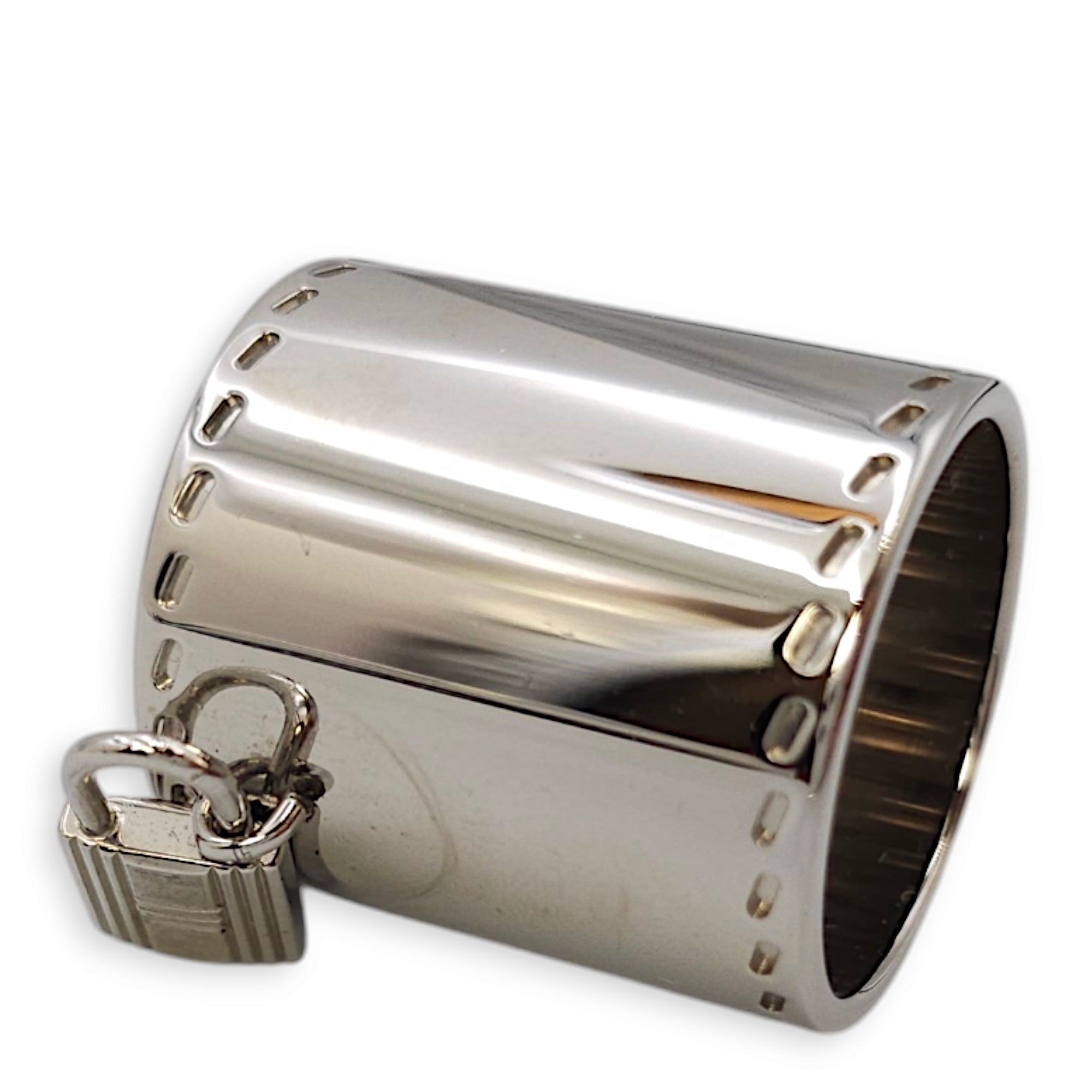 Cadena Scarf Silver Ring in, Palladium hardware - Image 5