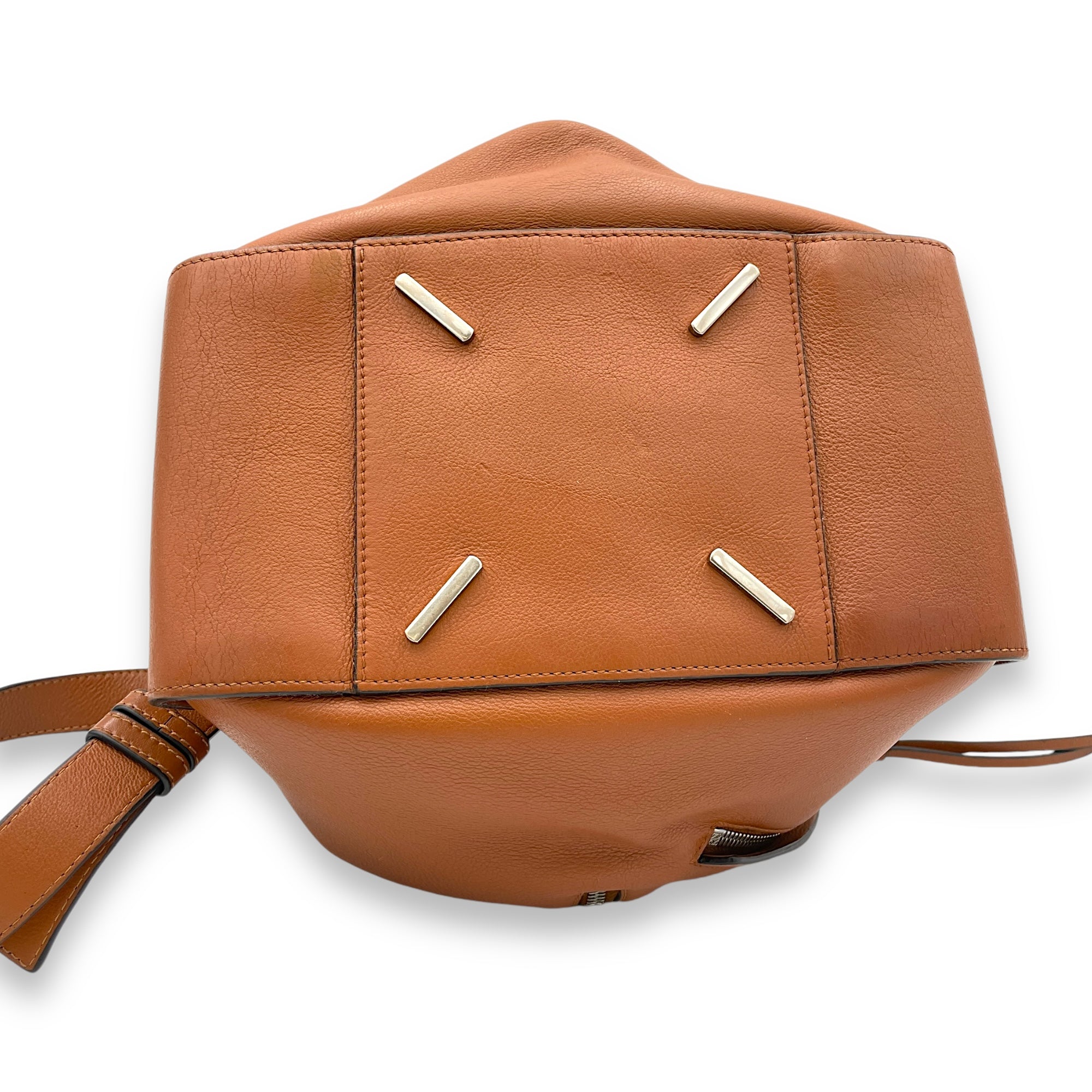 Hammock Small Brown Top Handle Bag in Calfskin, Silver hardware - Image 5