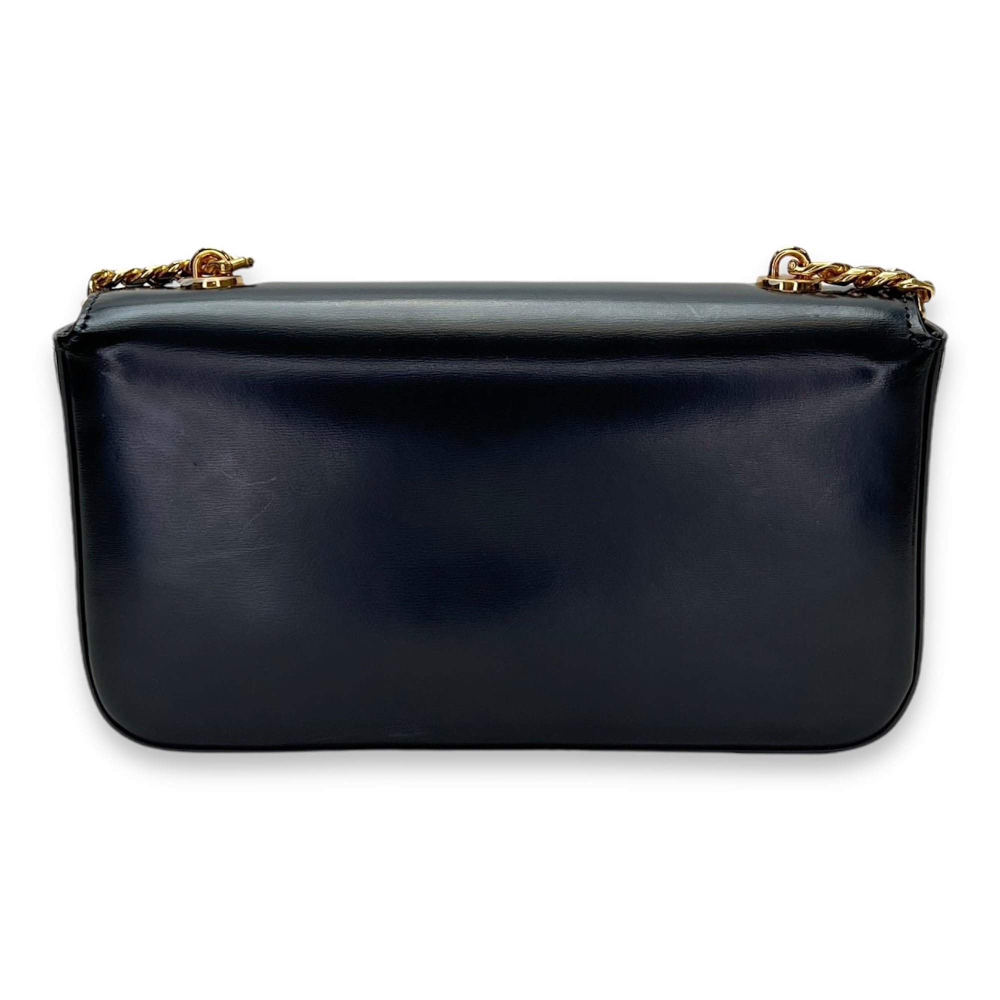 Triomphe Shoulder Bag Black in Calfskin , Gold Hardware - Image 3