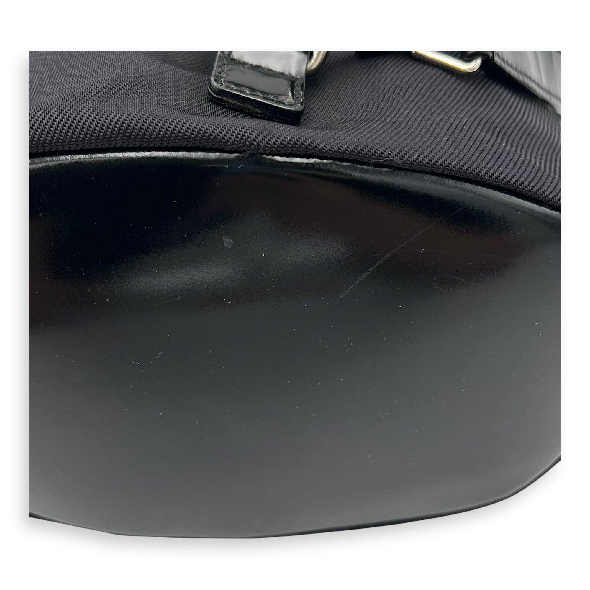 Bamboo Top Handle Bag Black in Calfskin, Gold hardware - Image 9