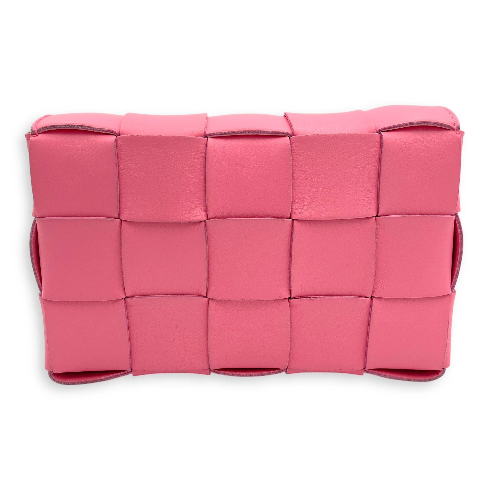 Cassette Pink Crossbody Bag in Lambskin - Image 3