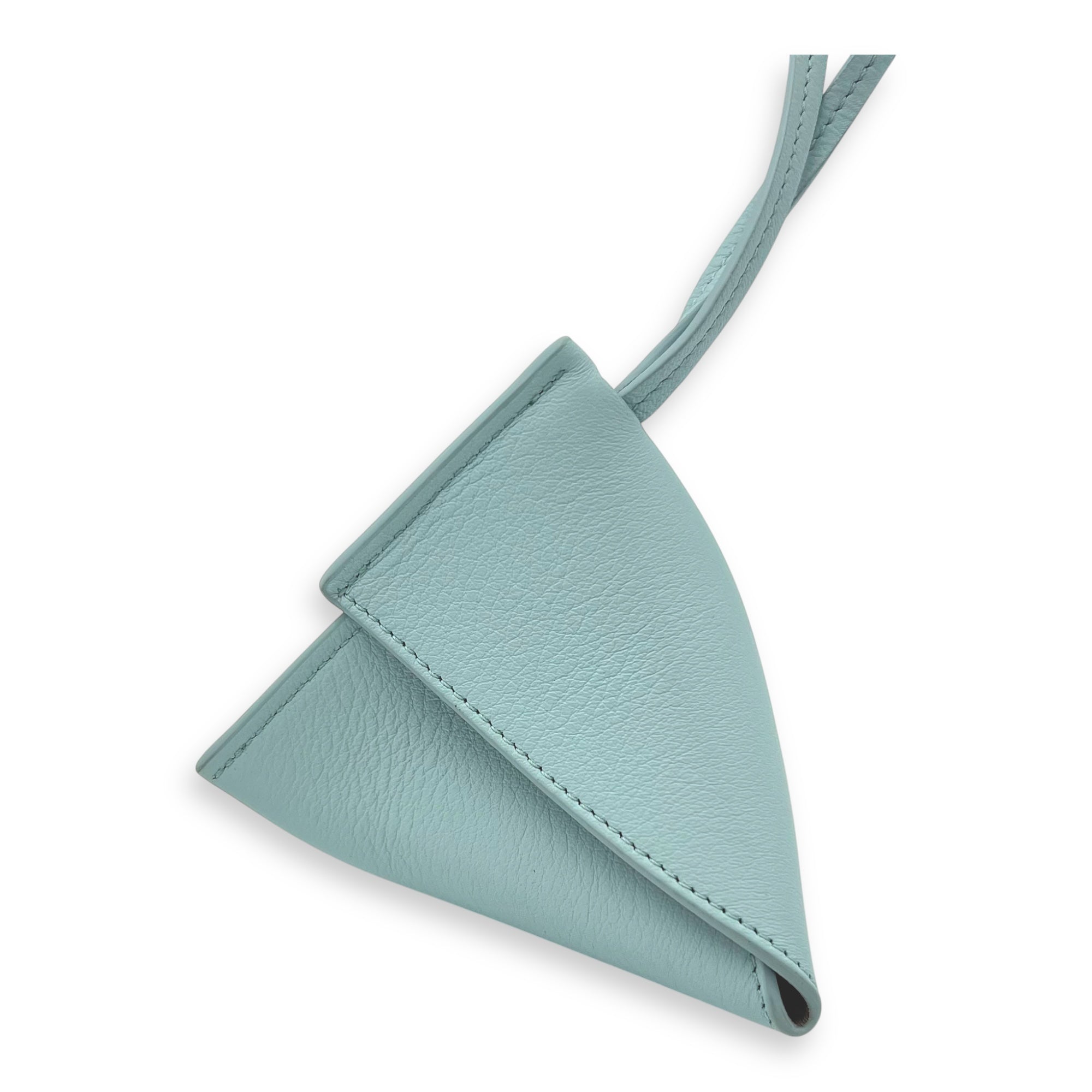 Puzzle Fold Charm Charm Blue in Calfskin - Image 3