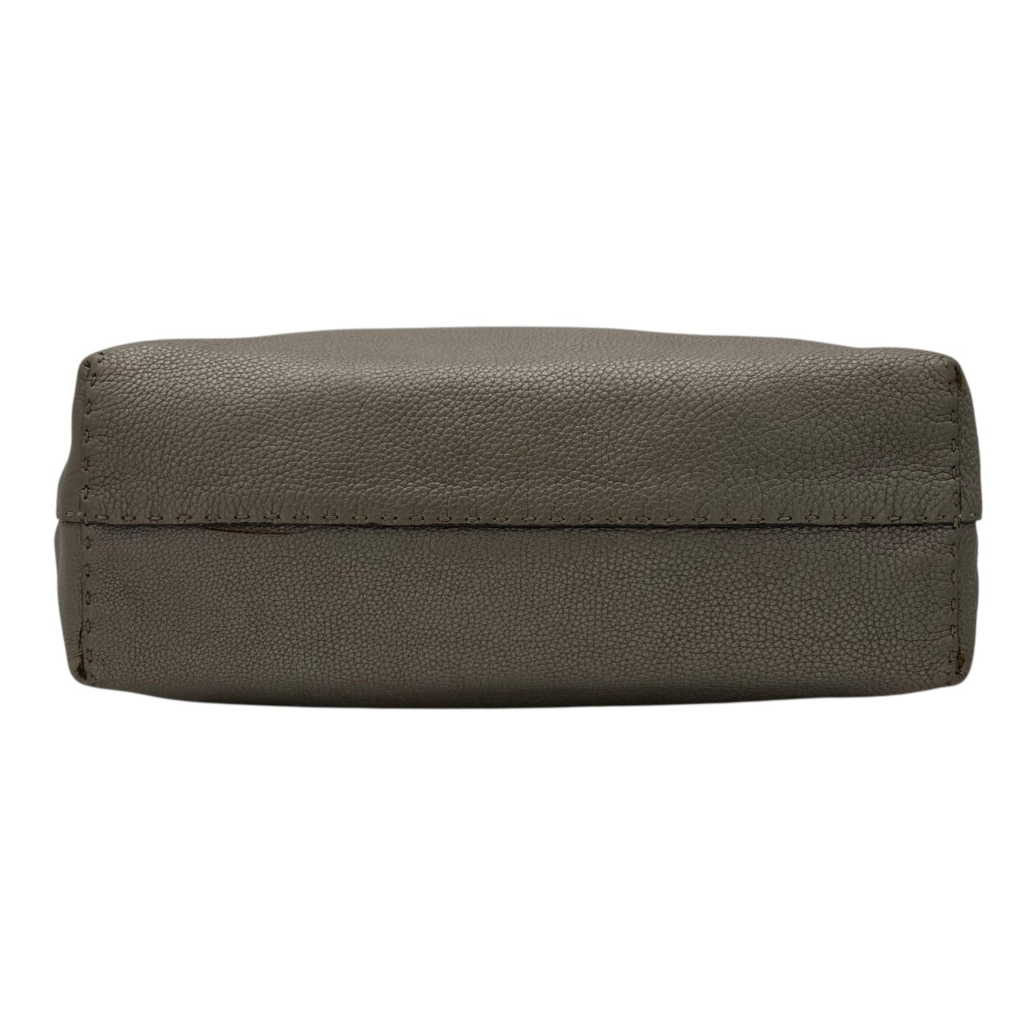 Selleria Metallic Grey Tote Bag in Calfskin, Silver hardware - Image 6