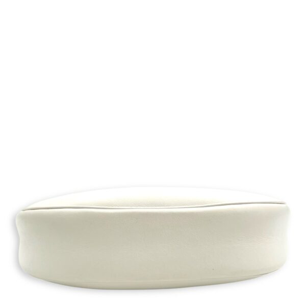 Ava Shoulder Bag White in Calfskin, Silver hardware - Image 6