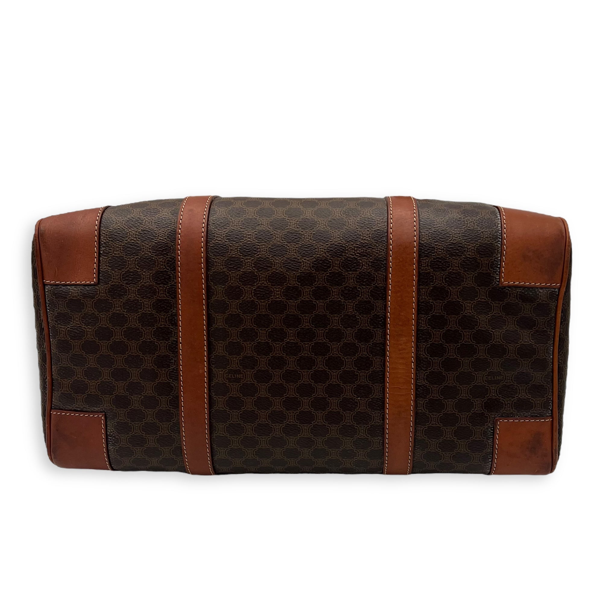 Macadam Top Handle Bag Brown in Coated Canvas, Gold hardware - Image 6