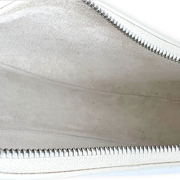 Ava Shoulder Bag White in Calfskin, Silver hardware - Image 7