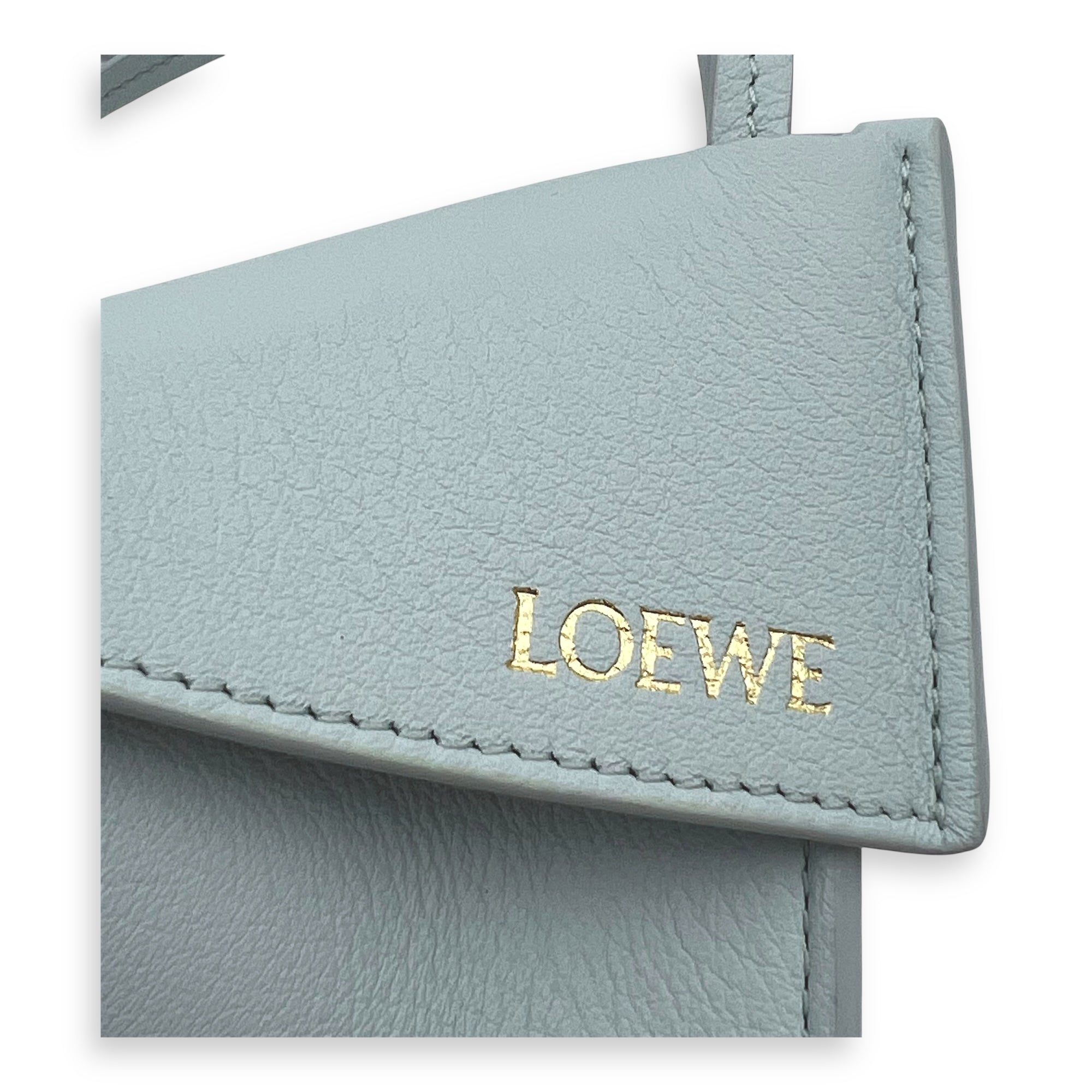 Puzzle Fold Charm Charm Blue in Calfskin - Image 6