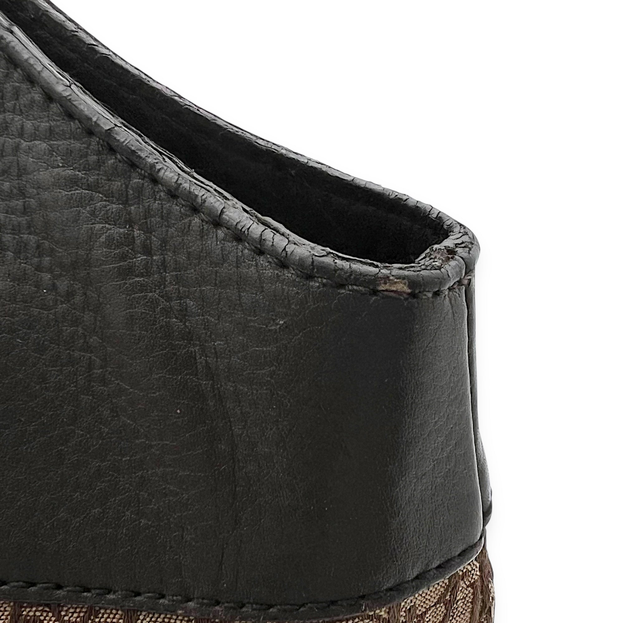 Street Chic Hobo Brown Shoulder Bag in Jacquard, Silver hardware - Image 12