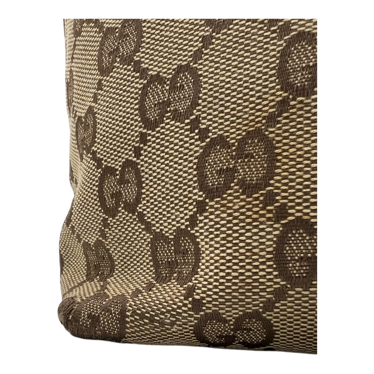 GG Brown Tote Bag in Canvas, Gold hardware - Image 12