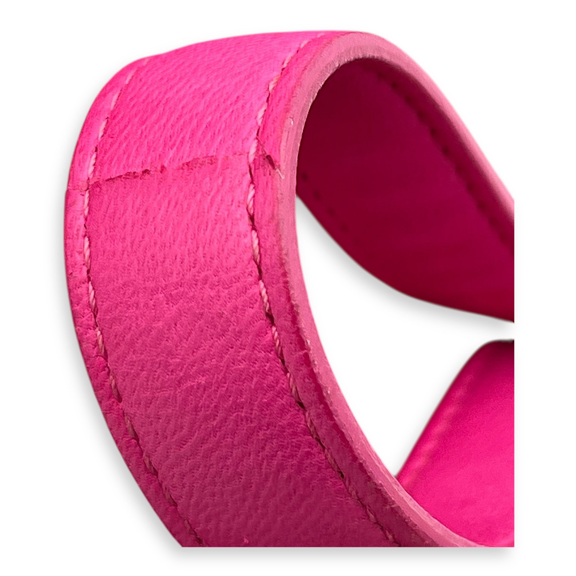 Intrecciato Shoulder Bag Pink in Lambskin, Gunmetal hardware - Image 12