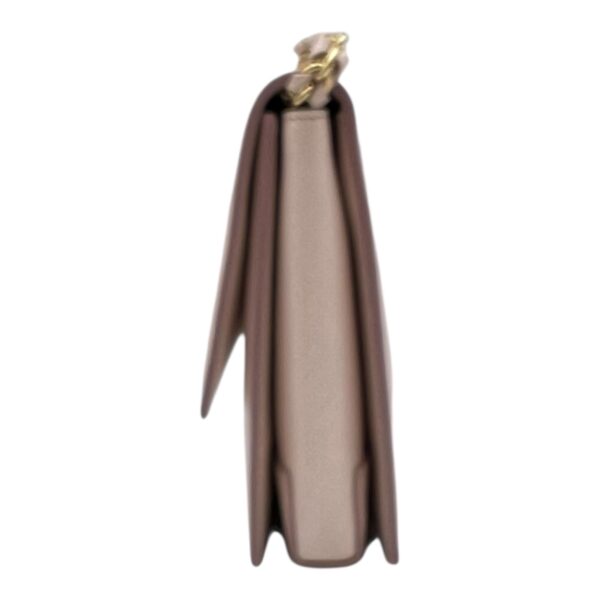 Vara Bow Pink Crossbody Bag in Calfskin, Gold hardware - Image 5