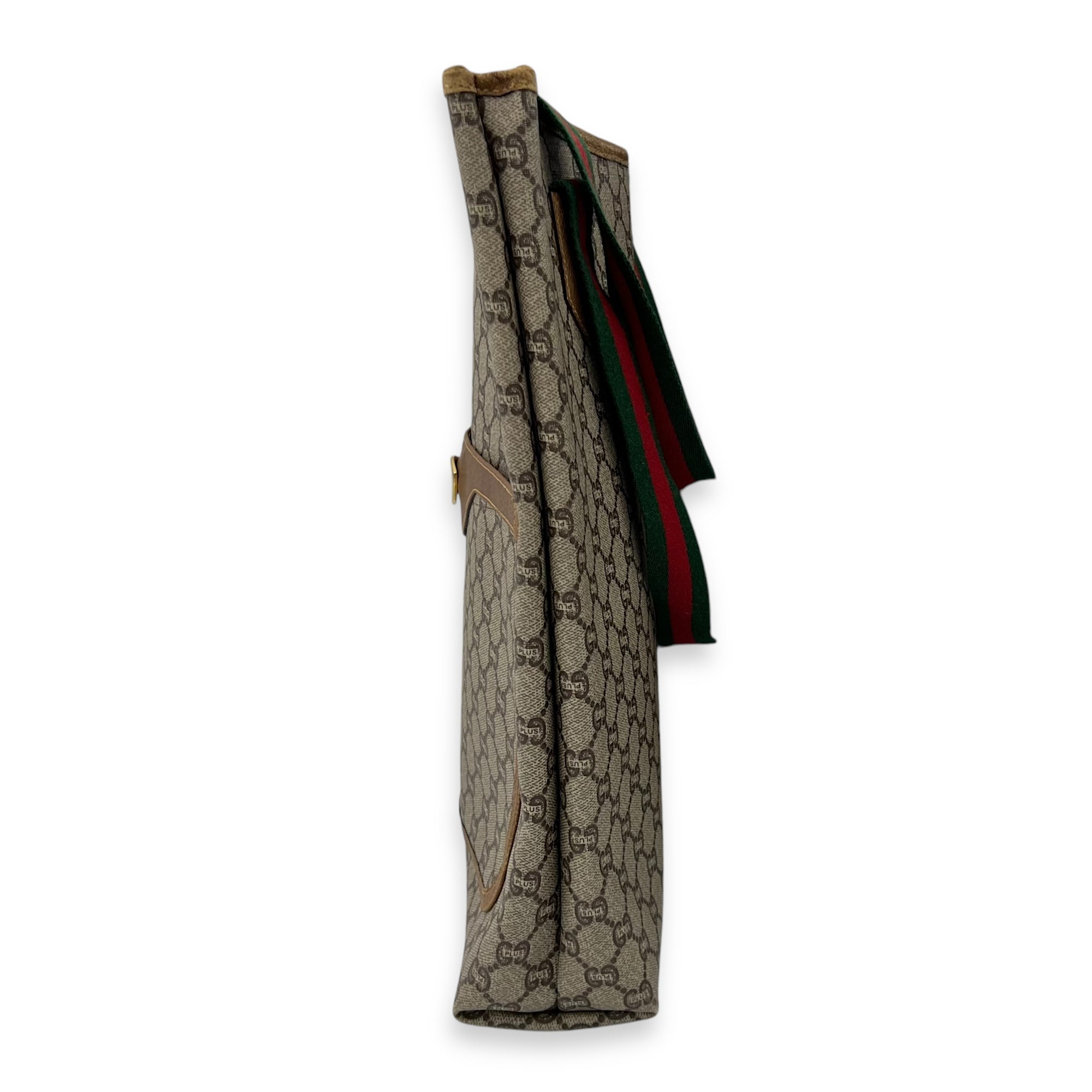 GG Tote Bag Grey in Coated Canvas, Gold hardware - Image 5