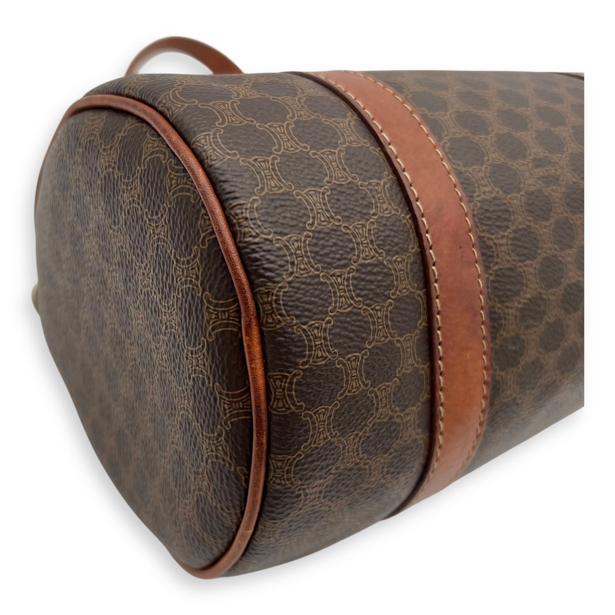 Macadam Shoulder Bag Brown in Coated Canvas, Gold hardware - Image 13