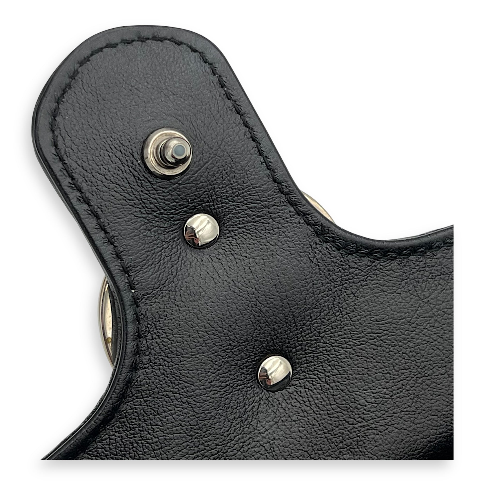 GG Marmont Shoulder Bag Black in Sequins, Silver hardware - Image 9