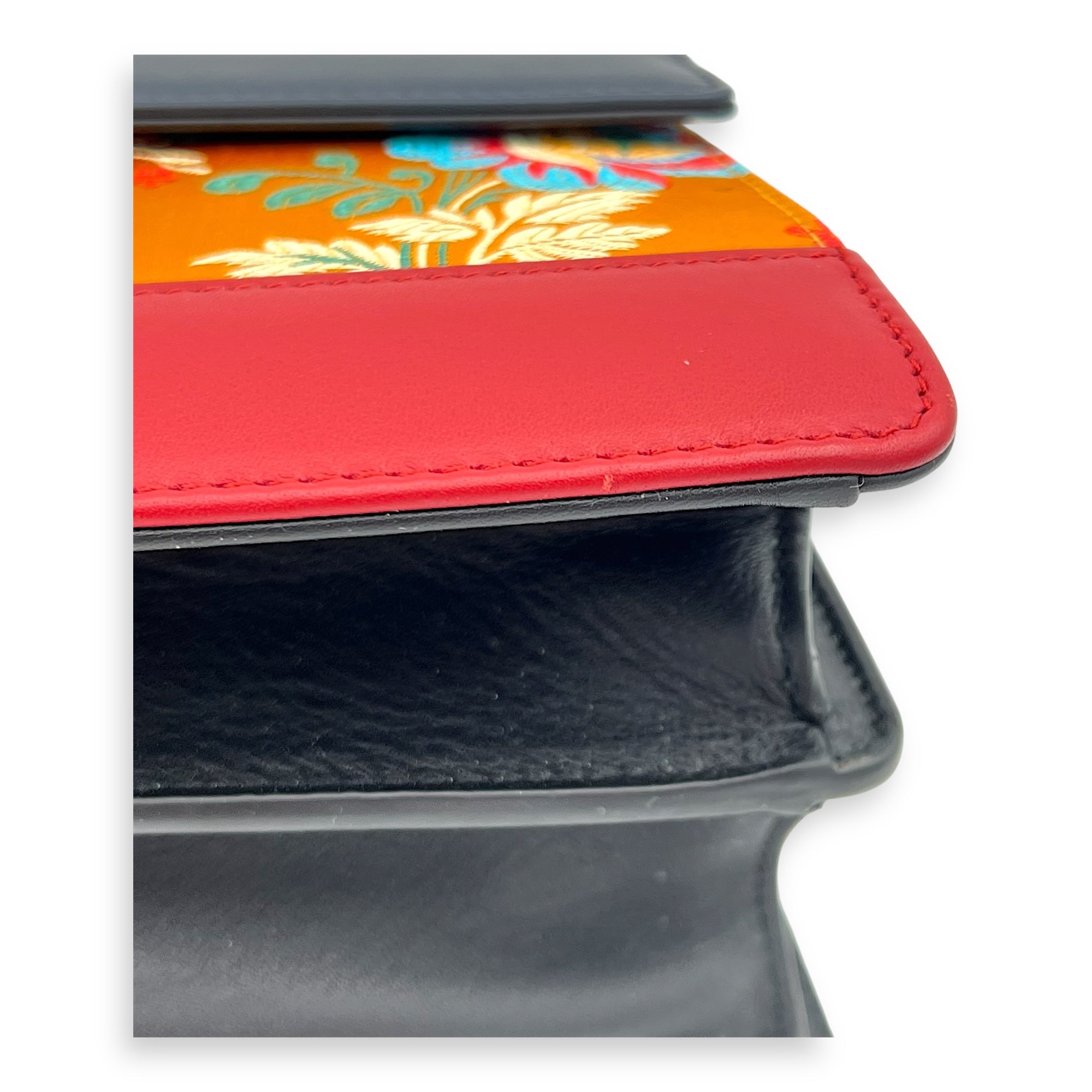 Dionysus Top Handle Bag Multi-colour in Calfskin, Gold hardware - Image 8