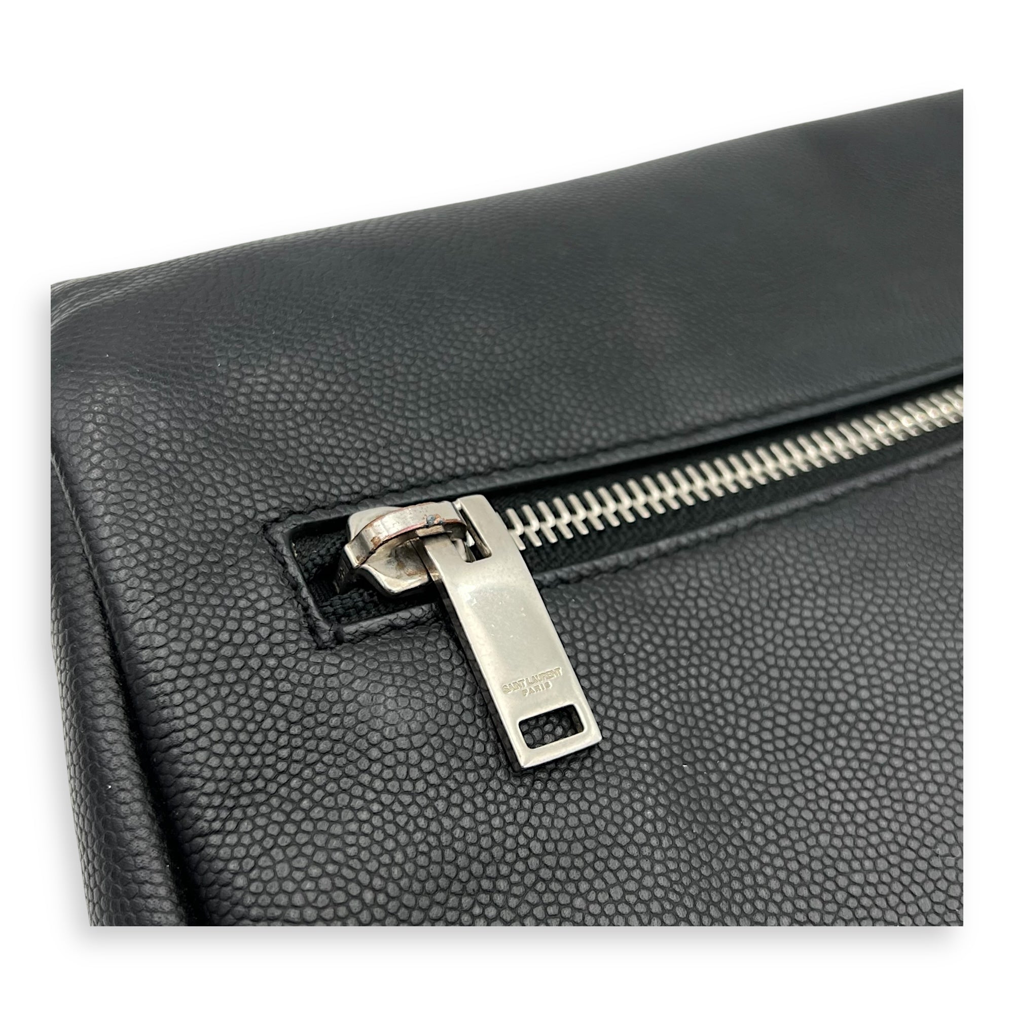 West Hollywood Shoulder Bag Black in Calfskin, Silver hardware - Image 13