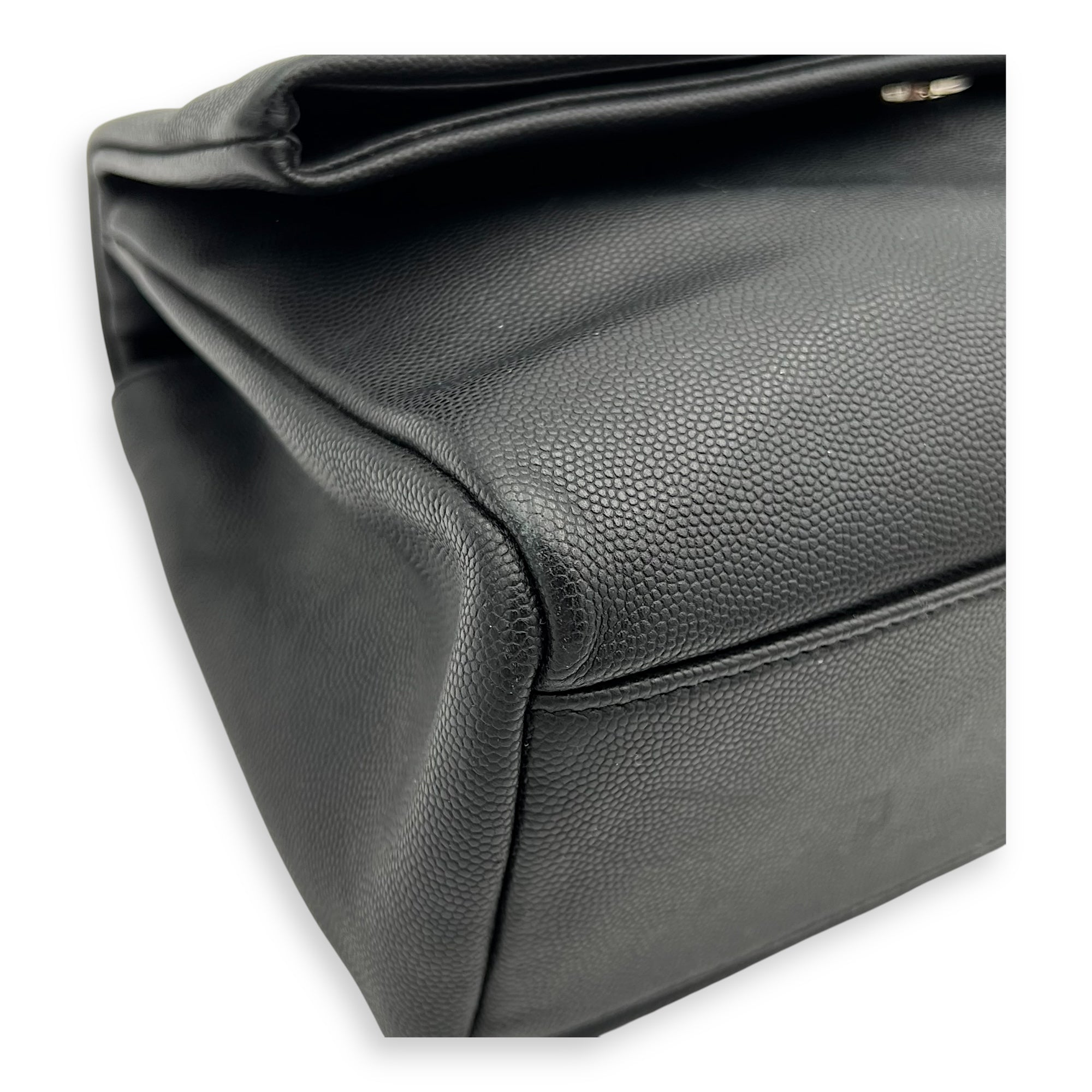 West Hollywood Shoulder Bag Black in Calfskin, Silver hardware - Image 9
